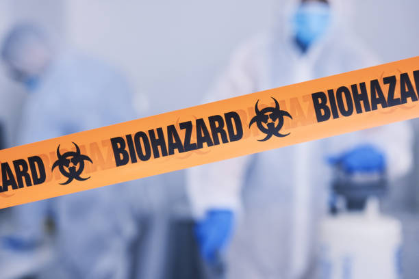 Professional Drug Lab Cleanup technician working in Bellevue, MI